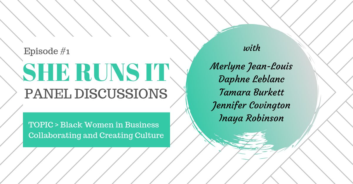 This is a Woman of Color panel interview with five dynamic black women business owners sharing experiences of being in business in a male dominated world